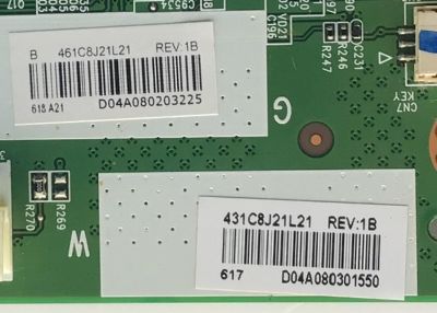 MAIN PARA TV TOSHIBA / NUMERO DE PARTE 461C8J21L21 / 431C8J21L21 / SBW49T / VTV-L49628 / PANEL K430WDR / MODELO 43L420U - Imagen 3